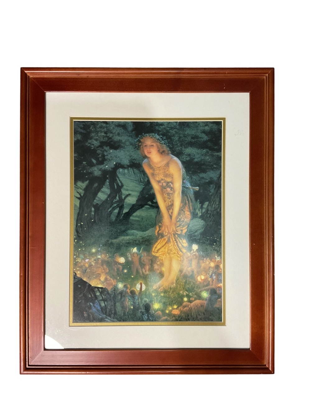 Edward Robert Hughes Midsummer Eve Framed Fairy Art Print Pre-Raphaelite